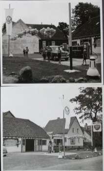 BP Gasstation 1955 Volkswagen-Dealer Winsen convolut 14 original photos, brochure (7072)