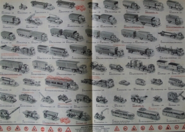 Wiking Modellprogramm Frühjahr 1967 Automobilprospekt (6301)