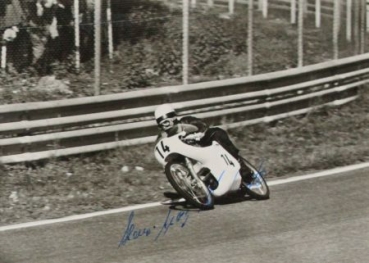 Hans Georg Anscheidt Motorbike-Worldchampion 1967 original autograph (7122)