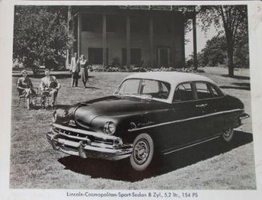 Lincoln Cosmopolitan Sport Sedan 1949 Factoryphoto (8211)