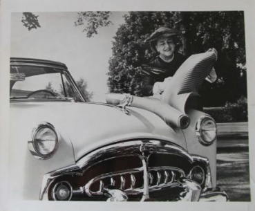 Packard Convertible 1951 with Stylistin Dorothy Draper Factoryphoto (8217)