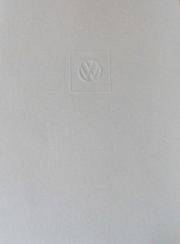 Volkswagen Document 100.000 KM 1957 with VW-Letter and map (8245)