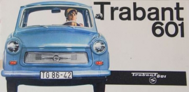 Trabant 601 Modellprogramm 1965 Automobilprospekt (8288)