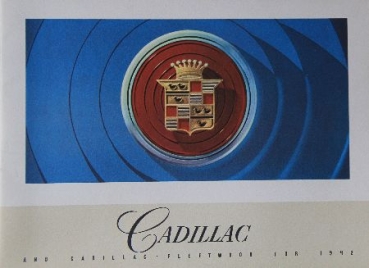 Cadillac Modellprogramm 1942 Automobilprospekt (8304)