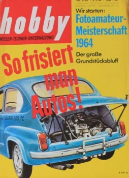 "Hobby - Das Magazin der Technik" 1964 Abarth Tuning Technic-Magazine (8433)