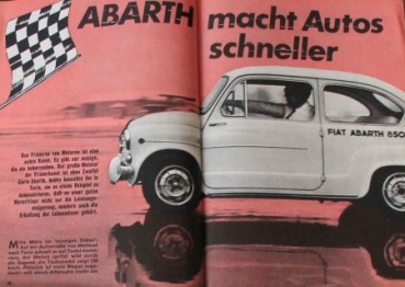 Preview: "Hobby - Das Magazin der Technik" 1964 Abarth Tuning Technic-Magazine (8433)