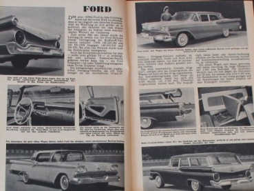 "Populaere Mechanik" 1958 Chevrolet Models Technic-Magazin (8392)