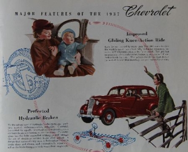 Chevrolet Modelprogram 1937 Carbrochure (8340)