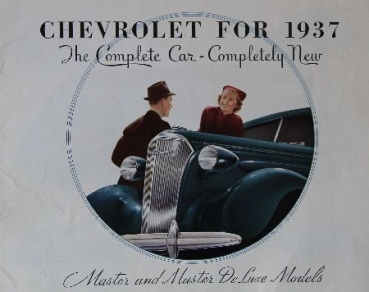 Chevrolet Modelprogram 1937 Carbrochure (8340)