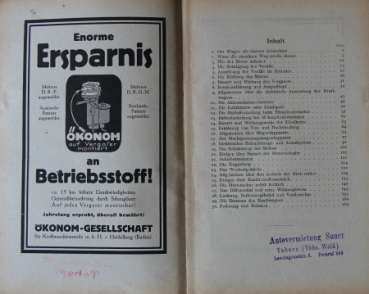 Hergt "Autlers Kindergarten" Vehicletechnic 1922 (8375)