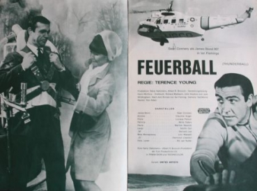 Film-Kurier "James Bond Thunderball" 1965 Movie-Brochure (7173)