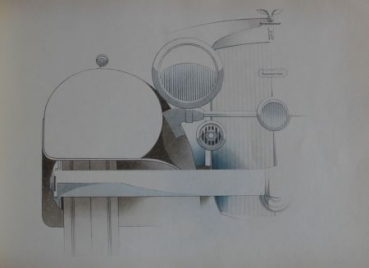 Preview: Horch 5 Litre V-8 Cylindre Modelprogram 1937 Reuters-Drawings Carbrochure (7229)