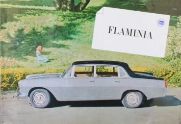 Lancia Flaminia Modelprogram 1963 Carbrochure (8542)