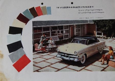 Ford Modelprogram 1953 Carbrochure (8590)