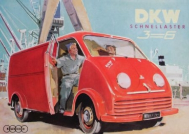DKW Commercial 3=6 Modelprogram 1953 Carbrochure (7321)