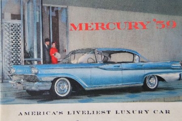 Ford Mercury Modelprogram 1959 Carbrochure (8618)