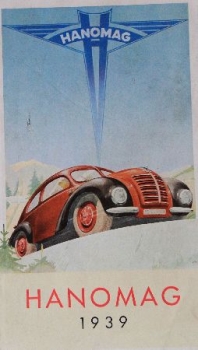 Hanomag Modellprogramm 1939 Automobilprospekt (8666)