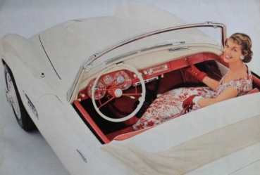 BMW V8 Modellprogramm 1955 "Die großen europäischen Achtzylinder" original Automobilprospekt (3096)