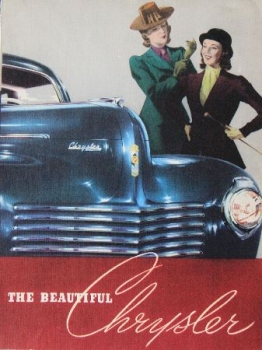 Chrysler Modellprogramm 1938 Automobilprospekt (8722)