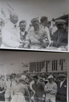 Rosemeyer at Grand-Prix Germany 1937 three original photos (9798)
