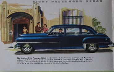 Chrysler Saratoga Modelprogram 1951 Carbrochure (8728)