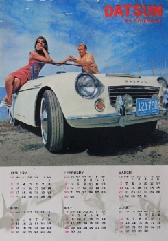 Datsun Model Fairlady Yearcalendar 1966 (8735)