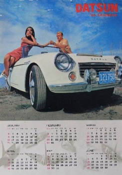 Datsun 1966 Modell Fairlady Jahreskalender (8735)