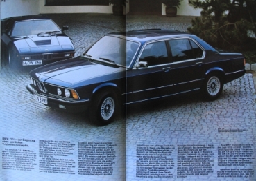 BMW 728 i - 745 i Modelprogram 1979 two Carbrochures (8741)