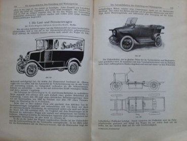 Haentzschel-Clairmont "Die Kraftfahrzeuge und ihre Behandlung" Vehicletechnic 1926 (9218)