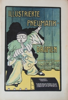 Michelin 1913 "Illustrierte Pneumatik-Dramen - von Bibendum" Reifenkatalog (8761)