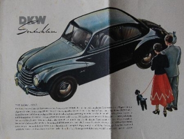 DKW Sonderklasse Modelprogram 1953 Carbrochure (8776)