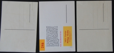 Shell Gasstation 1930 three Advertising-Postcards 1950 (8790)