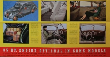 Ford V8 Modelprogram 1938 "Thrifty Sixty" Carbrochbure (2844)