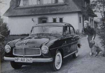 Goliath 1100 Modellprogramm 1956 Automobilprospekt (8815)