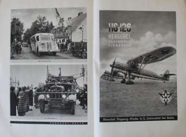 "Henschel Hefte - Hausmitteilung" Henschel-Factorymagazine 1939 (8835)