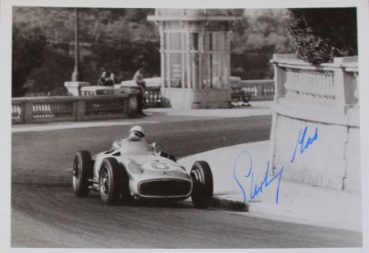 Stirling Moss Rennfahrer Original-Autogramm 1955 (9902)