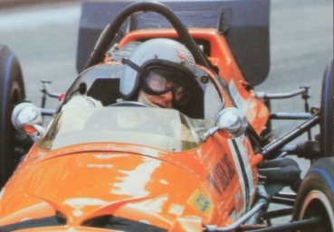 Bruce McLaren 1970 auf McLaren-Rennwagen Postkarte (3117)