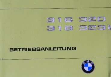 BMW 316 bis 323 i 1978 Ownermanual (8968)
