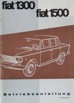 Fiat 1300 - 1500 Betriebsanleitung 1962 (8988)