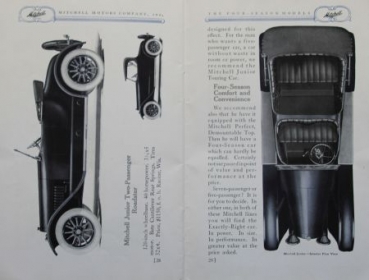 Mitchell Four Seasons Modelprogram 1919 Carbrochure (9993)