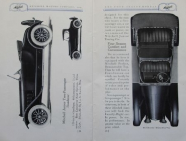 Mitchell Four Seasons Modellprogramm 1919 Automobilprospekt (9993)