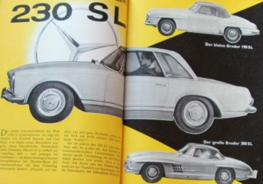Preview: "Hobby - Das Magazin der Technik" 1963 Mercedes-Benz 230 SL Technik-Magazin (0518)
