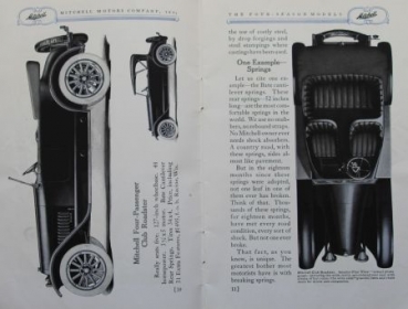 Mitchell Four Seasons Modelprogram 1919 Carbrochure (9993)