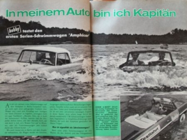 "Hobby - Das Magazin der Technik" 1962 Amphicar Technical-Magazine (0516)