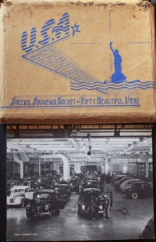 Ford Pictureset 1940 USA Souvenir with 50 postcards (7014)