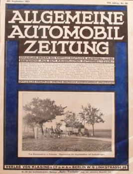 "Allgemeine Automobil-Zeitung" Automobil-Magazin 1913 (0502)