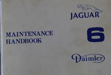 Jaguar Daimler Six 1980 Betriebsanleitung (9038)