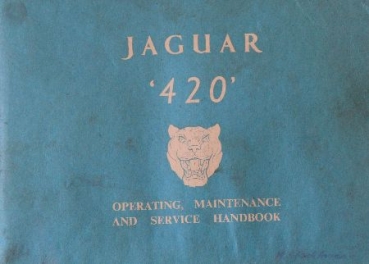 Jaguar 420 Betriebsanleitung 1966 (9045)