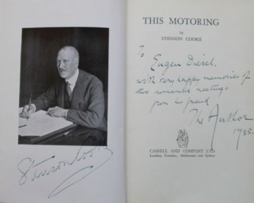 Cook "This Motoring" Automobileclub-History 1931 limited and signed issue (8909)