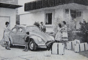 Preview: Volkswagen Modellprogramm 1960 "Alles über den VW" Automobilprospekt (9056)
